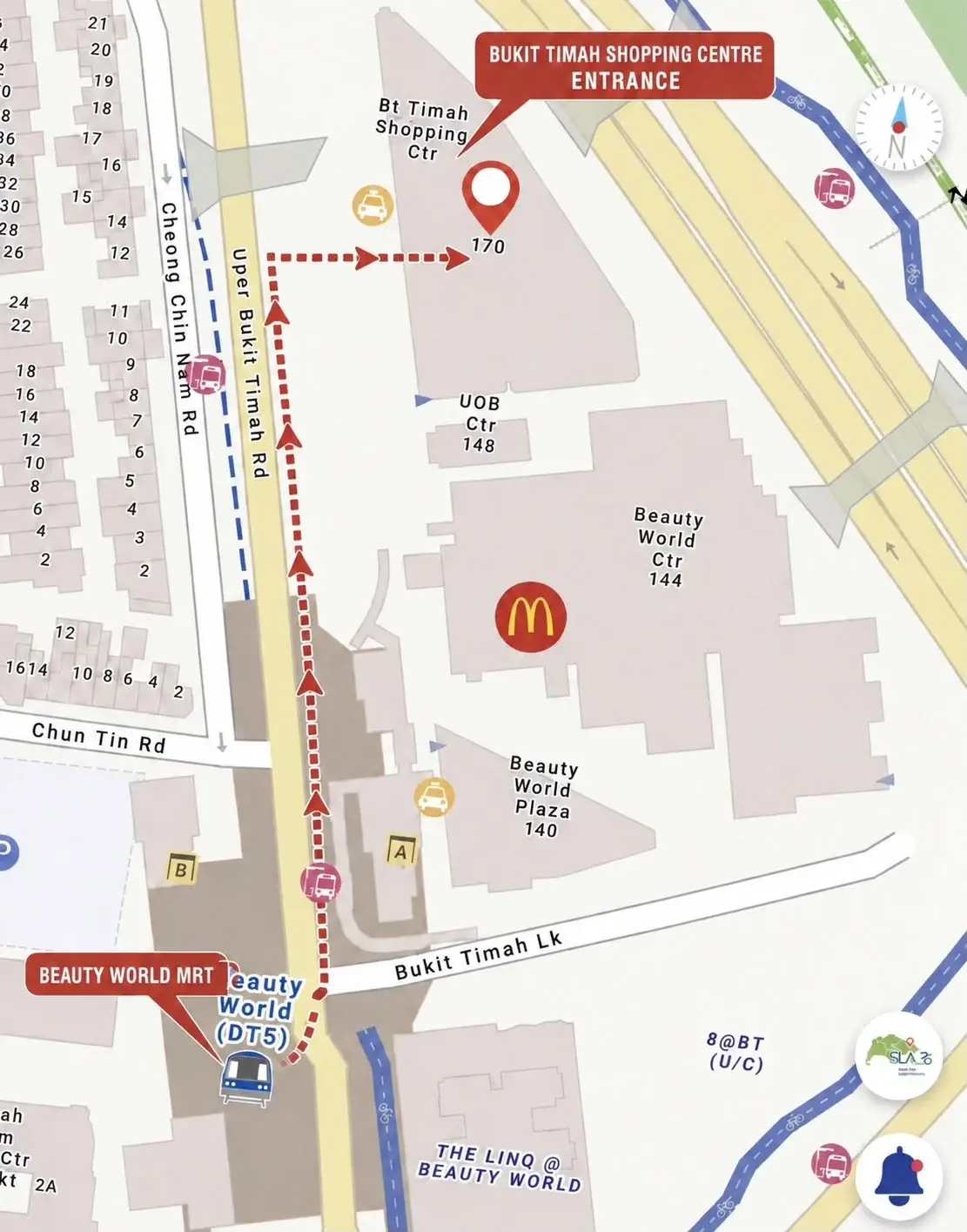 Bestminds Academy Bukit Timah location map